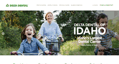 Desktop Screenshot of deltadentalid.com